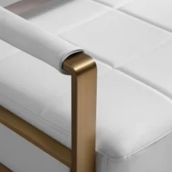 NicBex Loveseat Sofa Modern Bonded Leather Upholstered Loveseat Couch For Living Room,Small 2 Seater Sofa Couch With Metal Arms For Bedroom,White 8 NicBex Loveseat Sofa Modern Bonded Leather Upholstered Loveseat Couch For Living Room,Small 2 Seater Sofa Couch With Metal Arms For Bedroom,White -Nicbex GUEST 00d71a69 6a8b 40db af70 7320e3a01b64