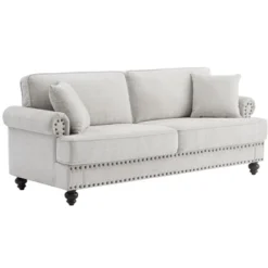 NicBex 82.09 Inch Chenille Sofa Couch,3-Seater Sofa With 2 Throw Pillows For Living Room,Bedroom,Office,Apartment 13 NicBex 82.09 Inch Chenille Sofa Couch,3-Seater Sofa With 2 Throw Pillows For Living Room,Bedroom,Office,Apartment -Nicbex GUEST 018e0a71 257e 4773 92fd f276fcedf2e0