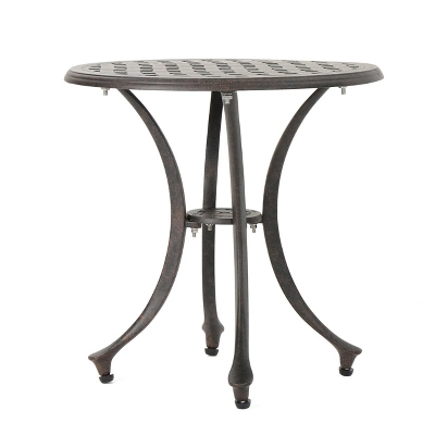 NicBex Modern Aluminum Outdoor End Table Outdoor Side Table, Outdoor Coffee Table Patio Table Small Table Outdoor Table For Backyard, Balcony, Porch 6 NicBex Modern Aluminum Outdoor End Table Outdoor Side Table, Outdoor Coffee Table Patio Table Small Table Outdoor Table For Backyard, Balcony, Porch - Image 4