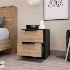 NicBex 18.8" Washington Wood Nightstand,Contemporary Night Stand With 2 Drawers,Bedside Table For Bedroom,Living Room,Bedroom Furniture 14 NicBex 18.8" Washington Wood Nightstand,Contemporary Night Stand With 2 Drawers,Bedside Table For Bedroom,Living Room,Bedroom Furniture -Nicbex GUEST 05feef37 14aa 4b21 924b 8c54f9017776