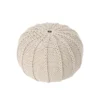 NicBex Knitted Cotton Round Pouf Comfortable And Durable Accent Furniture Ideal For Relaxing And Additional Seating, Beige 2 NicBex Knitted Cotton Round Pouf Comfortable And Durable Accent Furniture Ideal For Relaxing And Additional Seating, Beige -Nicbex GUEST 0d161b87 d94a 45ed 8899 30a92e0a7162