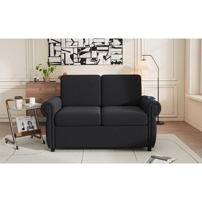 NicBex Couches For Living Room 57.5" Pull Out Sofa Bed Loveseat Minimalist Style Couch Upholstered Sleeper Sofa With Twin Size Memory Mattress 7 NicBex Couches For Living Room 57.5" Pull Out Sofa Bed Loveseat Minimalist Style Couch Upholstered Sleeper Sofa With Twin Size Memory Mattress - Image 5