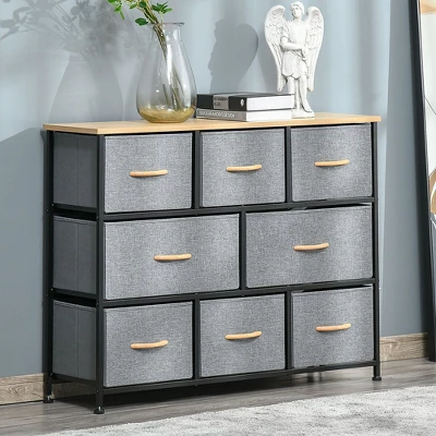 NicBex 8 Drawers Dresser For Bedroom,Fabric Dresser With Wooden Platform,Dressers For Kids Room,Living Room,Entry And Hallway,Brown+Light Gray 3 NicBex 8 Drawers Dresser For Bedroom,Fabric Dresser With Wooden Platform,Dressers For Kids Room,Living Room,Entry And Hallway,Brown+Light Gray