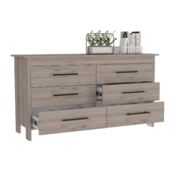 NicBex 6 Drawer Dresser For Bedroom,Modern Style Drawers With Black Pulls,,Dressers For Kids Room,Living Room,Entry And Hallway -Nicbex GUEST 1a719fcb ce7c 4666 b4a8 bbe013314030