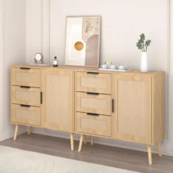 NicBex Modern 3-Drawer Rattan Bedroom Dressers With Storage Cabinet,Chest Of Drawers For Bedroom,Entryway,Square Wooden Dresser 8 NicBex Modern 3-Drawer Rattan Bedroom Dressers With Storage Cabinet,Chest Of Drawers For Bedroom,Entryway,Square Wooden Dresser -Nicbex GUEST 1a8b5ffe b5c4 4e4c 9b36 ac96b2f1e65b