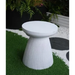 NicBex Modern Terrazzo-Style Outdoor Side Table, Multi-Use Patio End Table & Garden Stool, Hourglass-inspired Geometric Design Garden Conner Table 19 NicBex Modern Terrazzo-Style Outdoor Side Table, Multi-Use Patio End Table & Garden Stool, Hourglass-inspired Geometric Design Garden Conner Table -Nicbex GUEST 22da6f17 bcd1 473b bb5b 8e548c9fcb87
