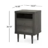 NicBex 26.9" Mid-Century Modern Nightstand With Open Shelf,Wooden Night Stand With Drawers,Bedside Table For Bedroom,Living Room 2 NicBex 26.9" Mid-Century Modern Nightstand With Open Shelf,Wooden Night Stand With Drawers,Bedside Table For Bedroom,Living Room -Nicbex GUEST 22f950b9 6779 4175 be25 9ea88861b4a2