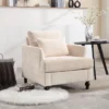 NicBex Couches For Living Room Modern Accent Chair Sofa Chenille Upholstered Single Couch With Solid Wood Frame For Bedroom, Reading -Nicbex GUEST 247d35cd ee70 48d9 98d8 f8d0bb8c5c15