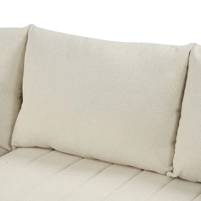 NicBex Modern Pull Out Sofa Bed Convertible Sleeper Sofa With Storage Ottoman And USB Ports For Living Room 6 NicBex Modern Pull Out Sofa Bed Convertible Sleeper Sofa With Storage Ottoman And USB Ports For Living Room - Image 4