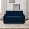 NicBex Loveseat Sofa Modern Comfy Upholstered Sleeper Sofa Bed With Adjustable Back And 2 Arm Pocket & USB Port For Living Room,Blue 2 NicBex Loveseat Sofa Modern Comfy Upholstered Sleeper Sofa Bed With Adjustable Back And 2 Arm Pocket & USB Port For Living Room,Blue -Nicbex GUEST 27f47090 14d7 4732 a9e6 43952410f6d0