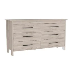NicBex 6 Drawers Double Dresser For Bedroom,Chest Of Drawers With Black Metal Handle Design,Freestanding Dresser,Storage Dressers For Bedroom -Nicbex GUEST 2b1df706 dec0 482a 93b6 bda7587410e3