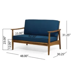 Modern Outside Willowbrook Loveseat And Coffee Table,blue -Christopher Knight Home 18 Modern Outside Willowbrook Loveseat And Coffee Table,blue -Christopher Knight Home -Nicbex GUEST 2c03fc5e 3dac 4bee 833e 8c0172e47433