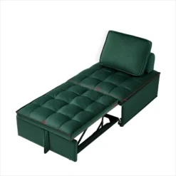 NicBex Convertible Sofa Bed Single Couch With Pull Out Bed & Detachable Backs,Upholstered Velvet Sleeper Sofa For Living Room,Bedroom,Green 8 NicBex Convertible Sofa Bed Single Couch With Pull Out Bed & Detachable Backs,Upholstered Velvet Sleeper Sofa For Living Room,Bedroom,Green -Nicbex GUEST 2cc191d1 912d 4a36 9f18 dbd5764ce606