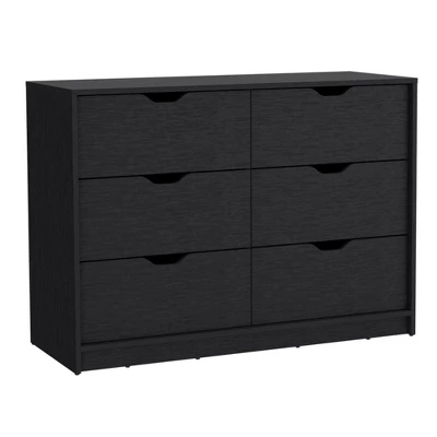 NicBex 6-Drawer Bedroom Dresser,Modern Dressers With Cut-Out Handles ,Chest Of Drawers For Living Room,Dining Room,Hallway 5 NicBex 6-Drawer Bedroom Dresser,Modern Dressers With Cut-Out Handles ,Chest Of Drawers For Living Room,Dining Room,Hallway - Image 3