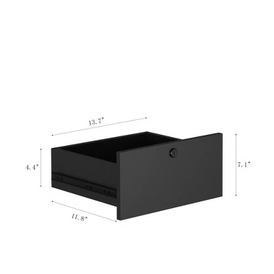 NicBex 1PC/2PCS LED Nightstand With Charging Station,Bedside Table With Voice Control,Night Stand With Drawers&Bookshelf,Bedroom Furniture 4 NicBex 1PC/2PCS LED Nightstand With Charging Station,Bedside Table With Voice Control,Night Stand With Drawers&Bookshelf,Bedroom Furniture - Image 2