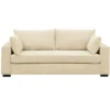 NicBex Modern Minimalist Corduroy Loveseat Sofa Couch With Two Pillows,2-Seat Lounge Sofa For Living Room,Apartment