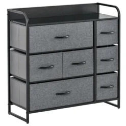 NicBex 7 Drawers Dresser For Bedroom,Fabric Dresser With Wooden Platform,Dressers For Kids Room,Living Room,Entry And Hallway,Dark Gray 11 NicBex 7 Drawers Dresser For Bedroom,Fabric Dresser With Wooden Platform,Dressers For Kids Room,Living Room,Entry And Hallway,Dark Gray -Nicbex GUEST 319deeb6 dc81 4956 a749 2fe4f80581e4