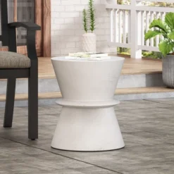 NicBex Modern Concrete Outdoor Side Table, LightWeight Geometric End Tables, All-Weather Garden Stools, Patio Accent Table 19 NicBex Modern Concrete Outdoor Side Table, LightWeight Geometric End Tables, All-Weather Garden Stools, Patio Accent Table -Nicbex GUEST 340ef10e 1516 41a0 9a5c 9df792a20c88