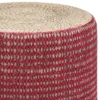 NicBex Chic Round Braided Pouf Ottoman Multicolored Footstool For Living Room, Bedroom,Natural/Maroon -Nicbex GUEST 3463e207 b068 4e35 9ef3 d42dec4115be