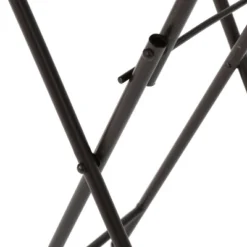 NicBex Modern Round Outdoor End Table Outdoor Side Table With Iron Frame, Patio Table Small Table Outdoor Coffee Table For Backyard, Balcony, Porch