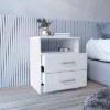 NicBex Modern Night Stand With Drawers,19.9" Wooden Nightstand With Open Shelf,Bedside Table For Bedroom,Living Room,Bedroom Furniture 1 NicBex Modern Night Stand With Drawers,19.9" Wooden Nightstand With Open Shelf,Bedside Table For Bedroom,Living Room,Bedroom Furniture -Nicbex GUEST 3a85afd4 d35f 465c aad9 17ce86526b6d