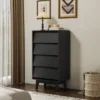 NicBex Modern Bedroom Dresser,Chest Of Drawers With Vintage-Style And Bevel Design,Dressers For Living Room,Hallway,Office,Study