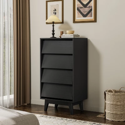 NicBex Modern Bedroom Dresser,Chest Of Drawers With Vintage-Style And Bevel Design,Dressers For Living Room,Hallway,Office,Study 3 NicBex Modern Bedroom Dresser,Chest Of Drawers With Vintage-Style And Bevel Design,Dressers For Living Room,Hallway,Office,Study