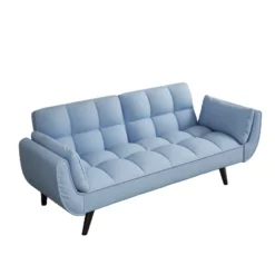 NicBex 57 Inch Velvet Convertible Love Seat Sofa With 2 Armrests Throw Pillows For Living Room,Bedroom,Office,Apartment 16 NicBex 57 Inch Velvet Convertible Love Seat Sofa With 2 Armrests Throw Pillows For Living Room,Bedroom,Office,Apartment -Nicbex GUEST 3ce5de50 a707 4013 876b 4b05e8b4fa90