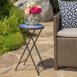 NicBex Modern Round Outdoor End Table Outdoor Side Table With Iron Frame, Patio Table Small Table Outdoor Coffee Table For Backyard, Balcony, Porch 13 NicBex Modern Round Outdoor End Table Outdoor Side Table With Iron Frame, Patio Table Small Table Outdoor Coffee Table For Backyard, Balcony, Porch -Nicbex GUEST 3d1ad6b9 e135 473e b63a d080c780dcc3