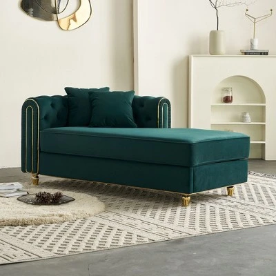 NicBex Couches For Living Room 86" Loveseat Sofa Luxury Modern Velvet Fluffy Upholstered 2-seater Sofa With 2 Throw Pillows For Bedroom 9 NicBex Couches For Living Room 86" Loveseat Sofa Luxury Modern Velvet Fluffy Upholstered 2-seater Sofa With 2 Throw Pillows For Bedroom - Image 7