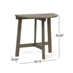 NicBex Outdoor Side Tables Half-Round Folding Bistro Table, Space-Saving Acacia Wood Patio Table For Balcony & Breakfast Nooks 14 NicBex Outdoor Side Tables Half-Round Folding Bistro Table, Space-Saving Acacia Wood Patio Table For Balcony & Breakfast Nooks -Nicbex GUEST 407addad 77fc 465a 8437 2eeeac4cf639