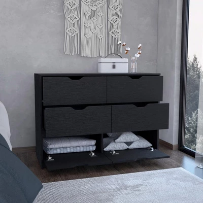 NicBex 6-Drawer Bedroom Dresser,Modern Dressers With Cut-Out Handles ,Chest Of Drawers For Living Room,Dining Room,Hallway 3 NicBex 6-Drawer Bedroom Dresser,Modern Dressers With Cut-Out Handles ,Chest Of Drawers For Living Room,Dining Room,Hallway