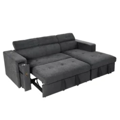 NicBex Modern 96" Pull Out Sofa Bed Linen Convertible Sleeper Sofa With Adjustable Headrest And Hidden Storage For Living Room 13 NicBex Modern 96" Pull Out Sofa Bed Linen Convertible Sleeper Sofa With Adjustable Headrest And Hidden Storage For Living Room -Nicbex GUEST 444a50da e7e4 4b43 b66c 959dcb05329c