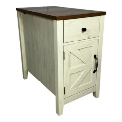 NicBex Wood Nightstand With Charging Station,Farmhouse Night Stand With Barn Door&Drawer,Bedside Table With USB Ports For Bedroom Furniture 14 NicBex Wood Nightstand With Charging Station,Farmhouse Night Stand With Barn Door&Drawer,Bedside Table With USB Ports For Bedroom Furniture -Nicbex GUEST 47257846 3bc2 4873 87c7 429be510aed5