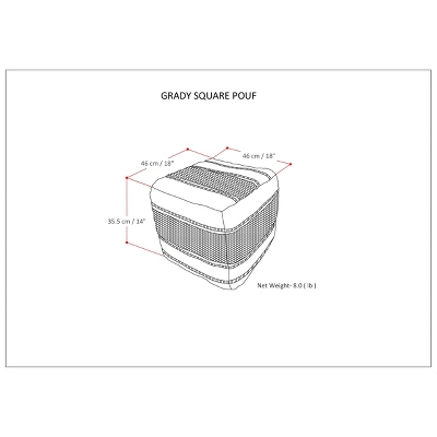 NicBex Chic Square Striped Pouf Ottoman Multicolored Footstool For Living Room, Bedroom,Green/Natural 3 NicBex Chic Square Striped Pouf Ottoman Multicolored Footstool For Living Room, Bedroom,Green/Natural