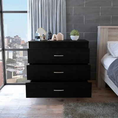 NicBex 3 Drawer Dresser For Bedroom,Chest Of Drawers With Metal Handle Design,Modern Freestanding Dresser,Storage Dressers For Bedroom 6 NicBex 3 Drawer Dresser For Bedroom,Chest Of Drawers With Metal Handle Design,Modern Freestanding Dresser,Storage Dressers For Bedroom - Image 4