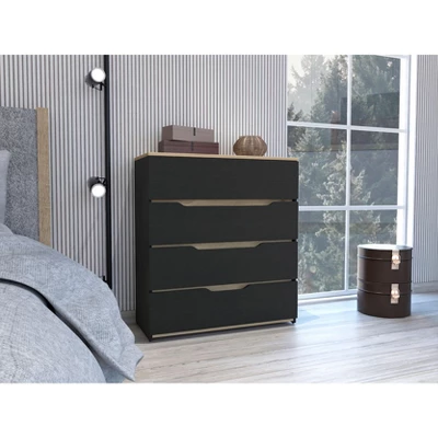 NicBex 4 Drawers Dresser For Bedroom,Dressers With Light Oak Wooden Top,Modern Freestanding Dresser,Storage Dresser For Bedroom 3 NicBex 4 Drawers Dresser For Bedroom,Dressers With Light Oak Wooden Top,Modern Freestanding Dresser,Storage Dresser For Bedroom