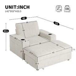 NicBex Oversized Faux Rabbit Fur Sofa Bed With Storage Ottoman & Cup Holders,Upholstered Sleeper Chair For Living Room,Bedroom 13 NicBex Oversized Faux Rabbit Fur Sofa Bed With Storage Ottoman & Cup Holders,Upholstered Sleeper Chair For Living Room,Bedroom -Nicbex GUEST 4e9329d5 3c32 4ec1 b4ce 50b45bccf2fd 1