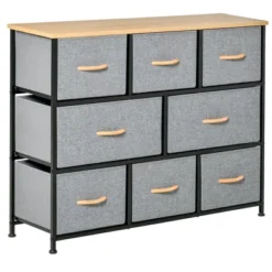 NicBex 8 Drawers Dresser For Bedroom,Fabric Dresser With Wooden Platform,Dressers For Kids Room,Living Room,Entry And Hallway,Brown+Light Gray 11 NicBex 8 Drawers Dresser For Bedroom,Fabric Dresser With Wooden Platform,Dressers For Kids Room,Living Room,Entry And Hallway,Brown+Light Gray -Nicbex GUEST 4fb522fb 4f93 4182 89bb 92257edd8468