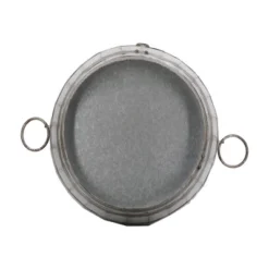 NicBex Outdoor End Table Modern Drum Outdoor Coffee Table Outdoor Side Table, Drum Patio Table Small Table For Backyard, Balcony, Porch