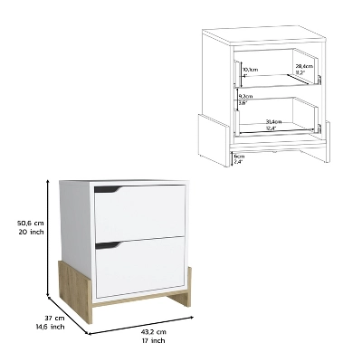 NicBex 17.01" Wide Modern Nightstand,Bedside Table With Sturdy Base,Night Stand With Drawers,Space-Saving Side Table For Bedroom,Living Room 3 NicBex 17.01" Wide Modern Nightstand,Bedside Table With Sturdy Base,Night Stand With Drawers,Space-Saving Side Table For Bedroom,Living Room