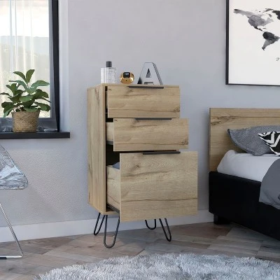 NicBex Dresser For Bedroom,Chest Of Drawers With Black Metal Handle,Modern Freestanding Dresser,Storage Dressers For Bedroom 6 NicBex Dresser For Bedroom,Chest Of Drawers With Black Metal Handle,Modern Freestanding Dresser,Storage Dressers For Bedroom - Image 4