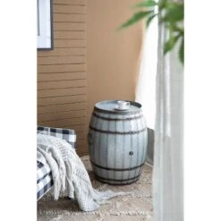 NicBex Outdoor End Table Modern Drum Outdoor Coffee Table Outdoor Side Table, Drum Patio Table Small Table For Backyard, Balcony, Porch 12 NicBex Outdoor End Table Modern Drum Outdoor Coffee Table Outdoor Side Table, Drum Patio Table Small Table For Backyard, Balcony, Porch -Nicbex GUEST 55a5fef9 9023 4122 80ae 4bf6f3e60755
