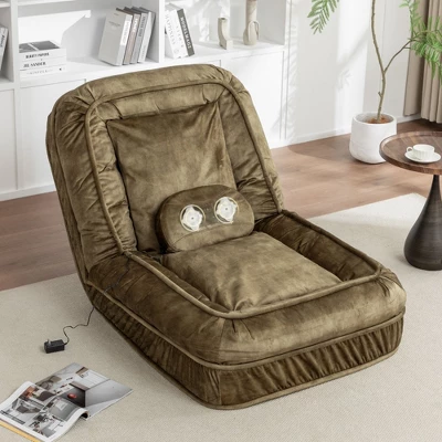 NicBex 2-in-1 Convertible Floor Sofa Bed For Adults & Pets, 5-Position Adjustable Backrest With Massage Pillow, Modular Dual-Use Lounger 9 NicBex 2-in-1 Convertible Floor Sofa Bed For Adults & Pets, 5-Position Adjustable Backrest With Massage Pillow, Modular Dual-Use Lounger - Image 7