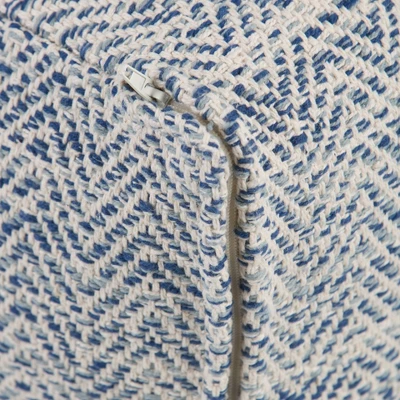 NicBex Square Pouf Ideal For Relaxing And Additional Seating Durable And Stylish Accent Furniture, Light Blue 4 NicBex Square Pouf Ideal For Relaxing And Additional Seating Durable And Stylish Accent Furniture, Light Blue - Image 2