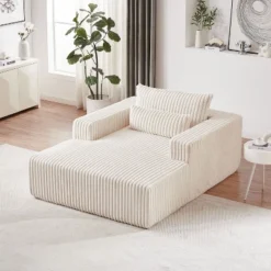 NicBex Couches For Living Room 75"W Corduroy Sponge Sofa Lounge Chair Fluffy Modern Sleeper Chair With 2 Throw Pillows, No Assembly Required 15 NicBex Couches For Living Room 75"W Corduroy Sponge Sofa Lounge Chair Fluffy Modern Sleeper Chair With 2 Throw Pillows, No Assembly Required -Nicbex GUEST 5c9dcd53 4ef7 440a 8be4 60e93c51ce51