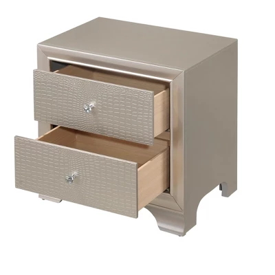 NicBex Dresser For Bedroom With Embossed Crocodile,Chest Of Drawers With Faux Diamond Round Knobs,Storage Dressers For Bedroom 5 NicBex Dresser For Bedroom With Embossed Crocodile,Chest Of Drawers With Faux Diamond Round Knobs,Storage Dressers For Bedroom - Image 3