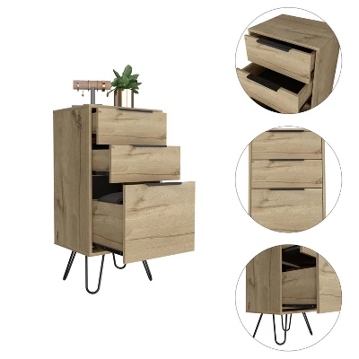 NicBex Dresser For Bedroom,Chest Of Drawers With Black Metal Handle,Modern Freestanding Dresser,Storage Dressers For Bedroom 5 NicBex Dresser For Bedroom,Chest Of Drawers With Black Metal Handle,Modern Freestanding Dresser,Storage Dressers For Bedroom - Image 3