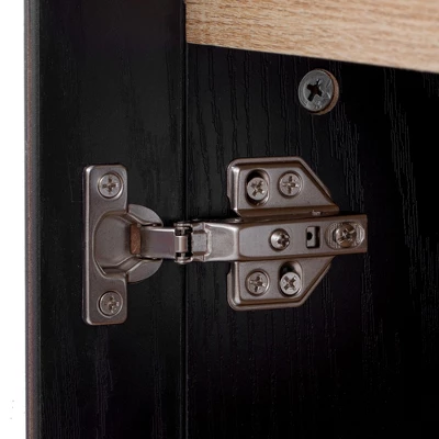 NicBex Tall Arched Kitchen Pantry Cabinet With 2 Drawers, Kitchen Storage Cabinets With Glass Door, Wood Cupboard For Kitchen Dining Room 7 NicBex Tall Arched Kitchen Pantry Cabinet With 2 Drawers, Kitchen Storage Cabinets With Glass Door, Wood Cupboard For Kitchen Dining Room - Image 6