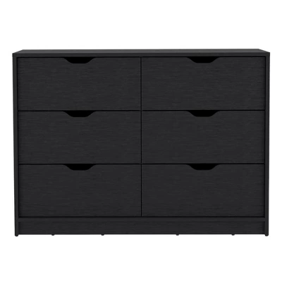 NicBex 6-Drawer Bedroom Dresser,Modern Dressers With Cut-Out Handles ,Chest Of Drawers For Living Room,Dining Room,Hallway 4 NicBex 6-Drawer Bedroom Dresser,Modern Dressers With Cut-Out Handles ,Chest Of Drawers For Living Room,Dining Room,Hallway - Image 2